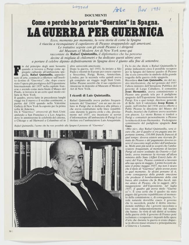 La guerra por Guernica