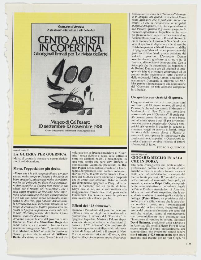 La guerra por Guernica