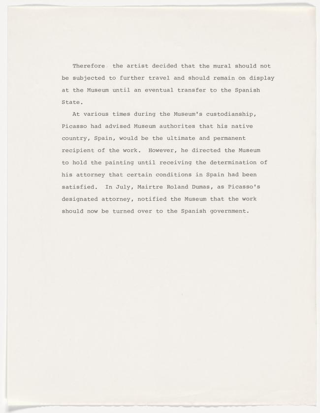 Guernica to go to Madrid's Museo del Prado 