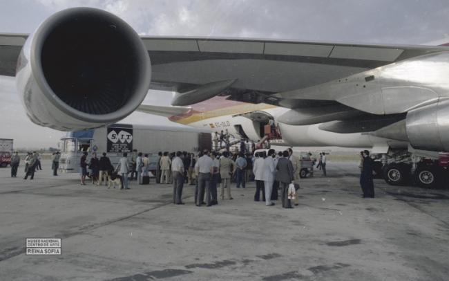 Guernica arrives in Madrid
