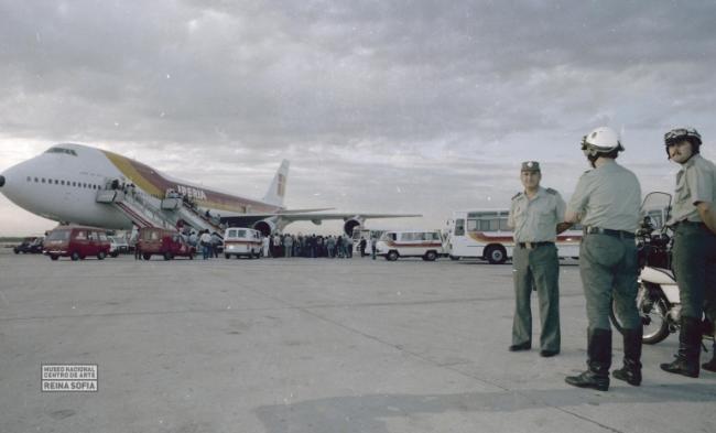 Guernica arrives in Madrid
