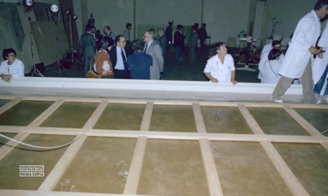 Guernica arrives in Madrid