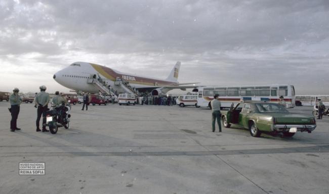 Guernica arrives in Madrid