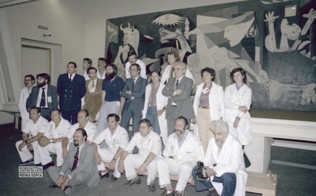 Guernica arrives in Madrid