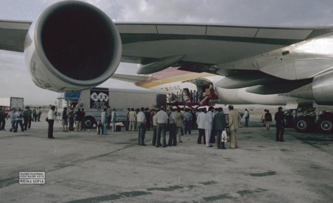 Guernica arrives in Madrid