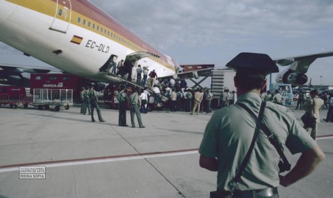 Guernica arrives in Madrid