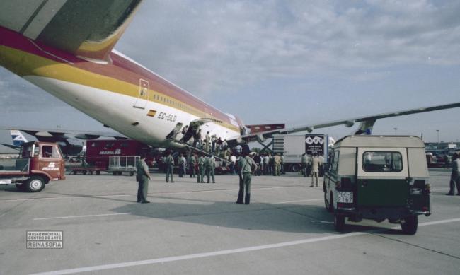 Guernica arrives in Madrid