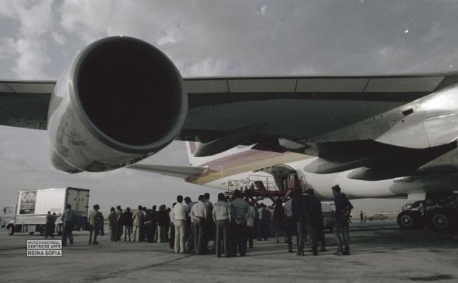 Guernica arrives in Madrid