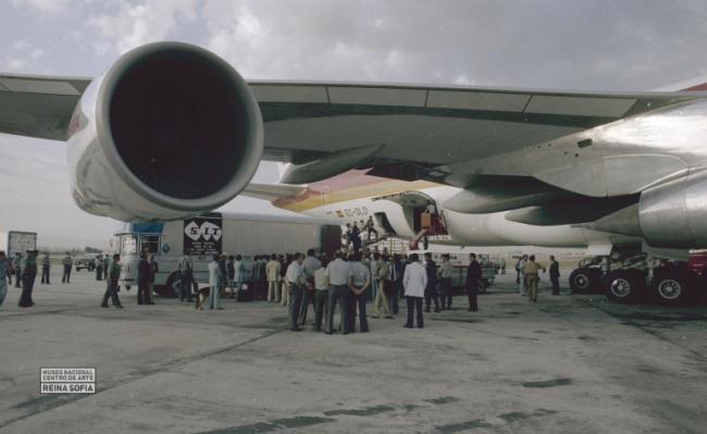 Guernica arrives in Madrid