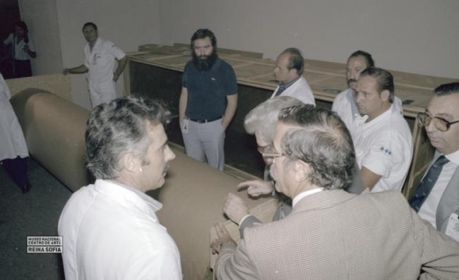 Guernica arrives in Madrid