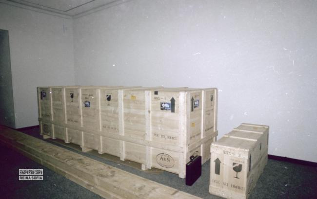 Guernica arrives in Madrid