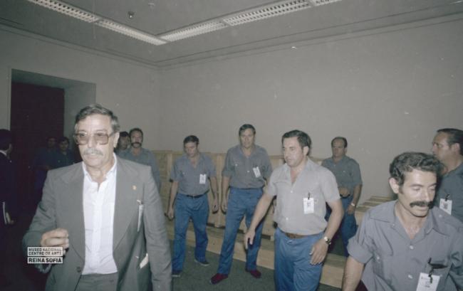 Guernica arrives in Madrid