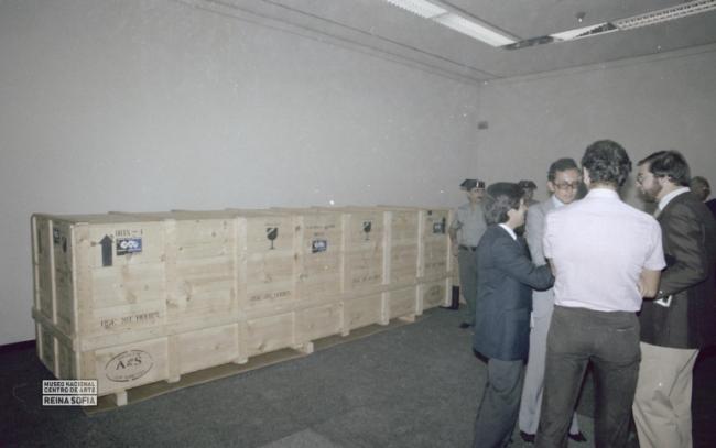 Guernica arrives in Madrid