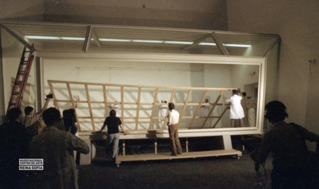 Guernica arrives in Madrid