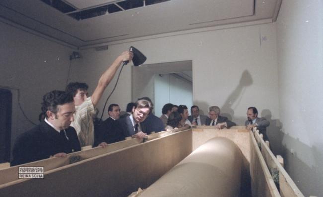 Guernica arrives in Madrid