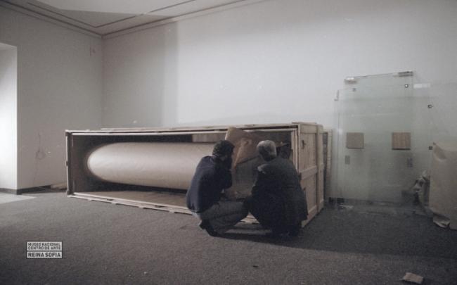 Guernica arrives in Madrid