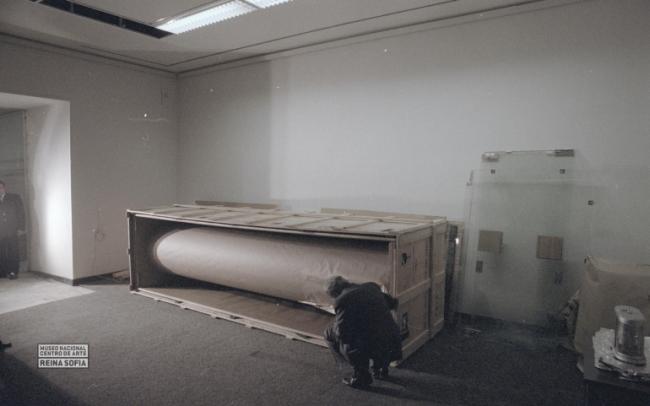 Guernica arrives in Madrid