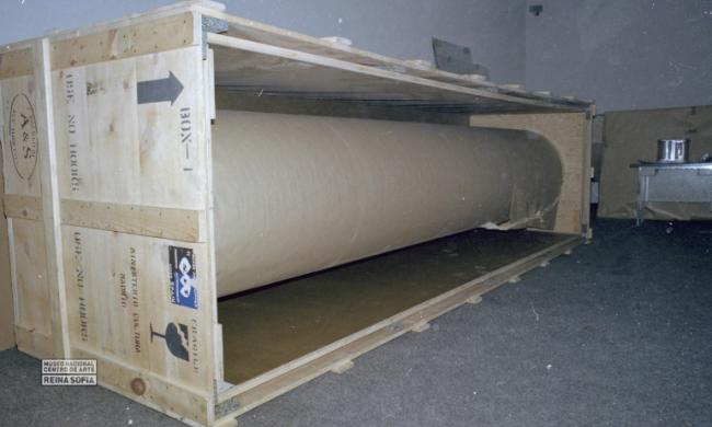 Guernica arrives in Madrid