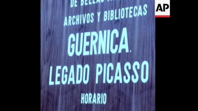 Roving Report 8144B: Guernica de Picasso llega a España
