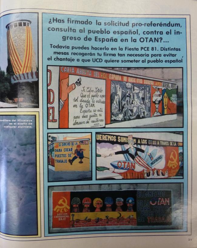 ¿Has firmado la solicitud pro-referéndum, consulta al pueblo español, contra el ingreso de España en la OTAN?