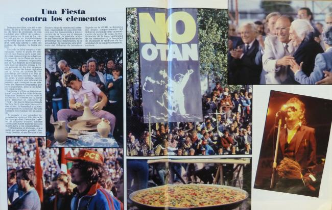 Una fiesta contra los elementos. No OTAN