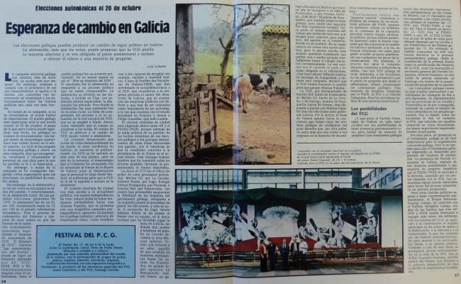 Esperanza de cambio en Galicia