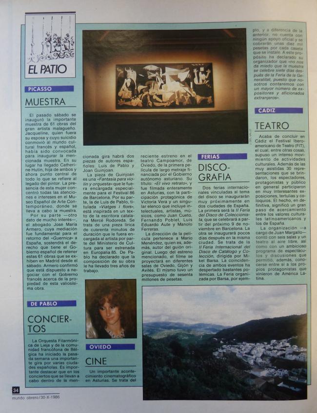 Reseña sobre la exposición de Picasso en el Museo de Arte Contemporáneo