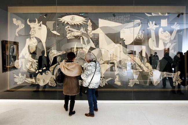 Réplica de Guernica en tapiz en el Unterlinden Museum de Colmar, Francia