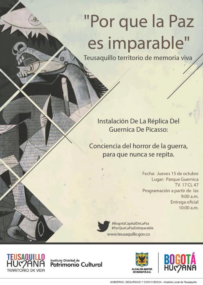 Porque la paz es imparable