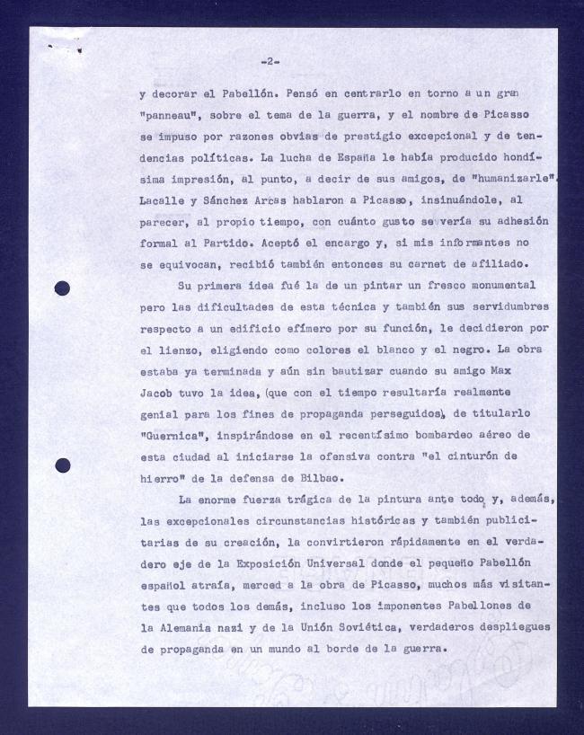 Informe sobre la apertura del Museo Picasso de Barcelona