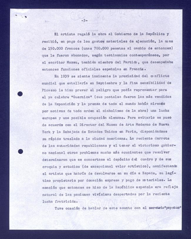 Informe sobre la apertura del Museo Picasso de Barcelona