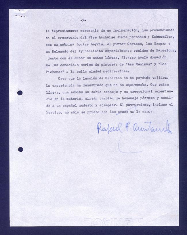 Informe sobre la apertura del Museo Picasso de Barcelona