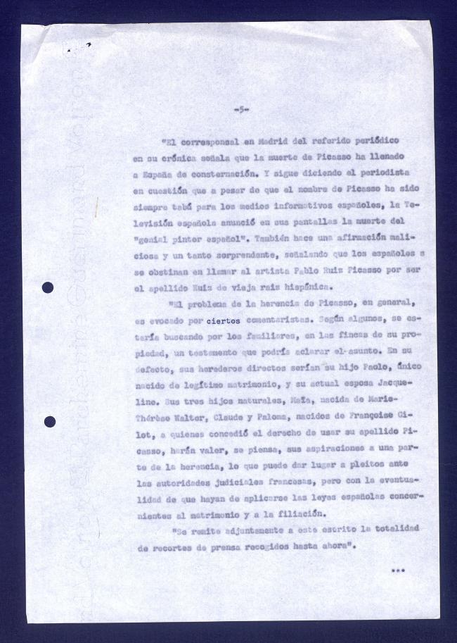 EN Carta de Pedro Cortina a destinatario desconocido