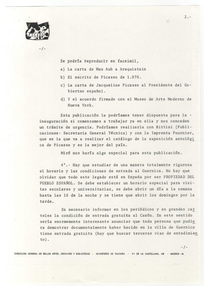 Carta sobre la exposición del Casón del Buen Retiro