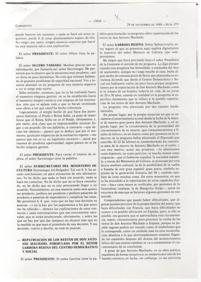 Diario de las Cortes