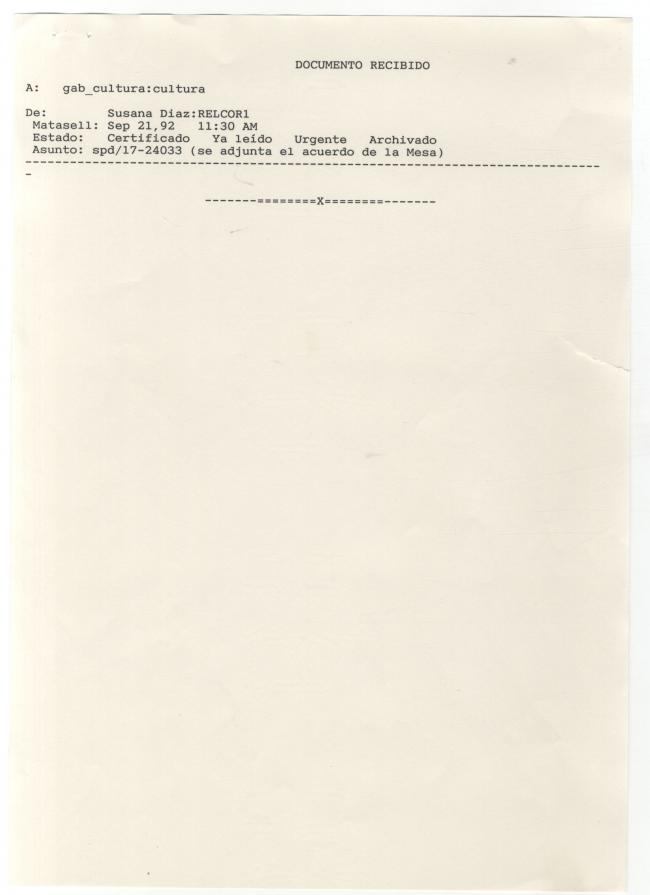 A request from the Senate for a feasibility report on moving Guernica