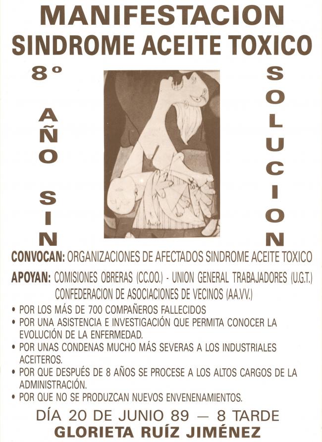 Manifestación síndrome aceite tóxico. 8º año sin solución