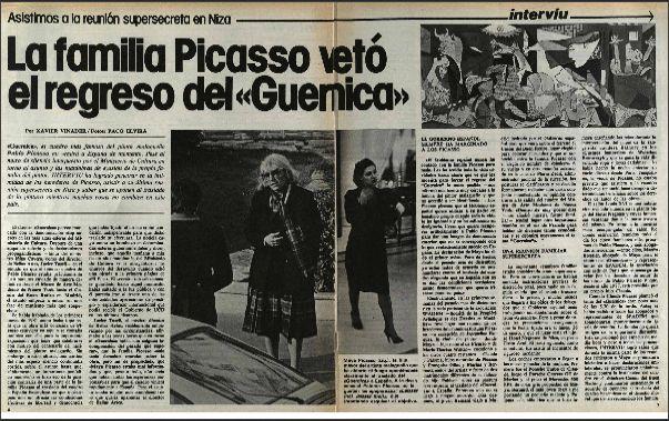 La familia Picasso vetó el regreso del 'Guernica'