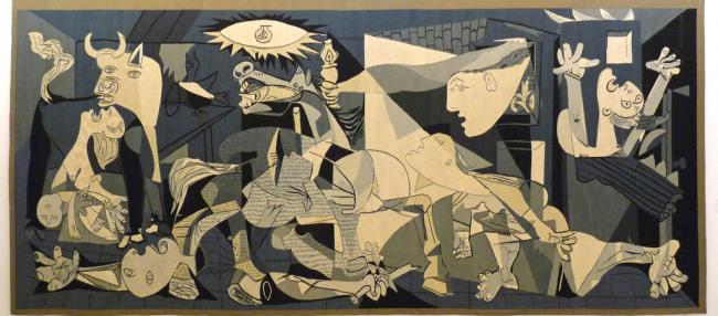 Réplica de Guernica en tapiz conservado en el Musée Unterlinden de Colmar