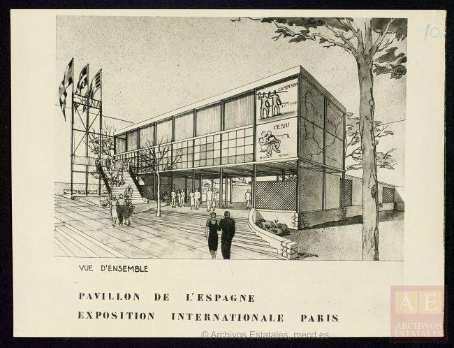 Planos del Pabellón de de España