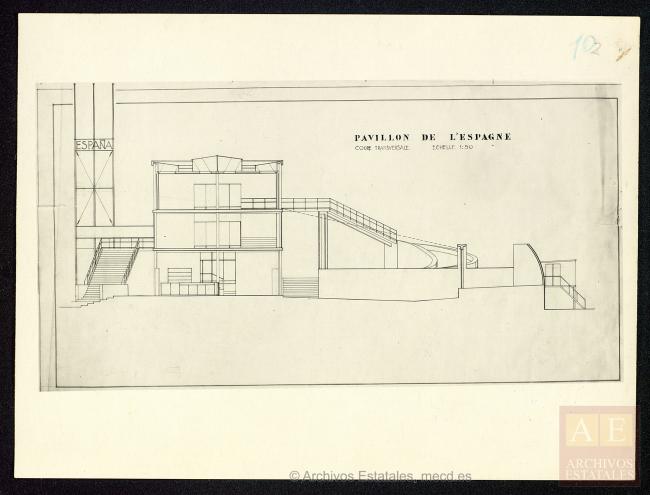 Planos del Pabellón de de España