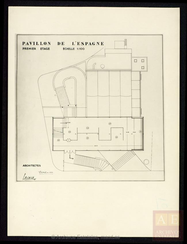 Planos del Pabellón de de España