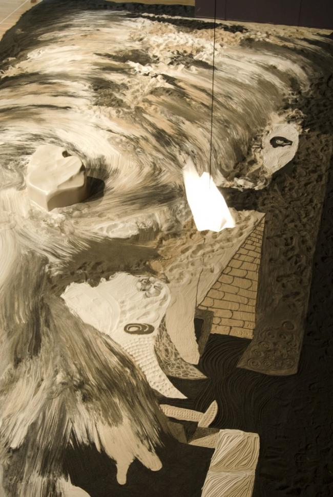 Vista de la instalación: "Lee Mingwei: Impermanence", Centro Cultural de Chicago, 2007