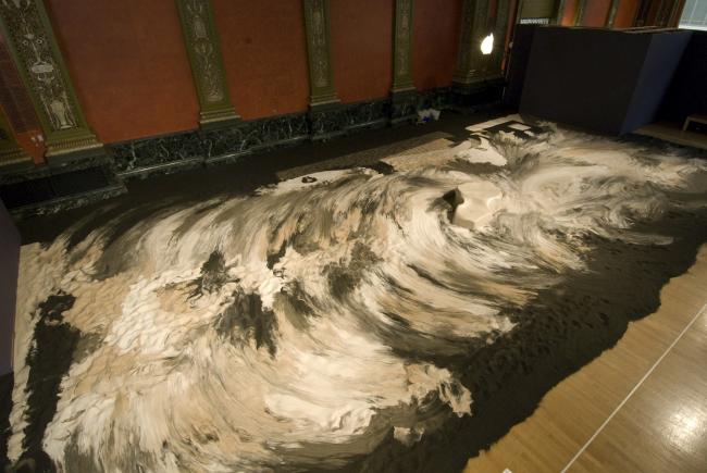 Vista de la instalación: "Lee Mingwei: Impermanence", Centro Cultural de Chicago, 2007