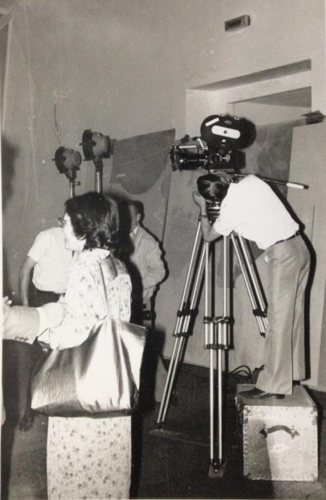 Montaje de Guernica en el Casón del Buen Retiro