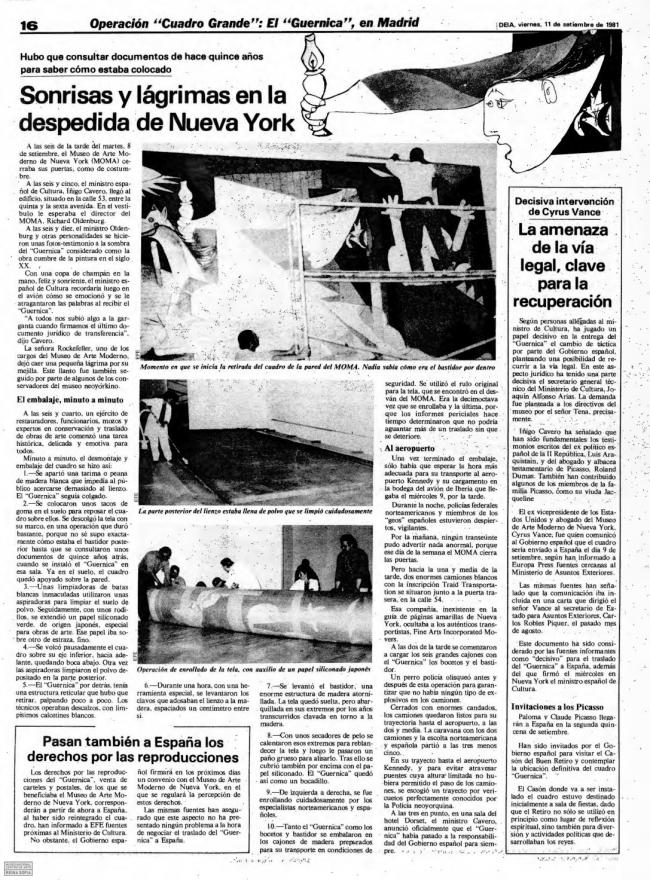 Euskadi insiste: el Guernica a Gernika