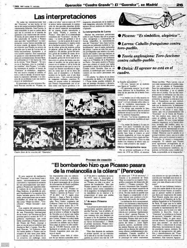 Euskadi insiste: el Guernica a Gernika