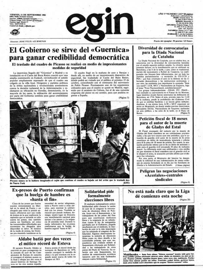 El gobierno se sirve del Guernica para ganar credibilidad democrática