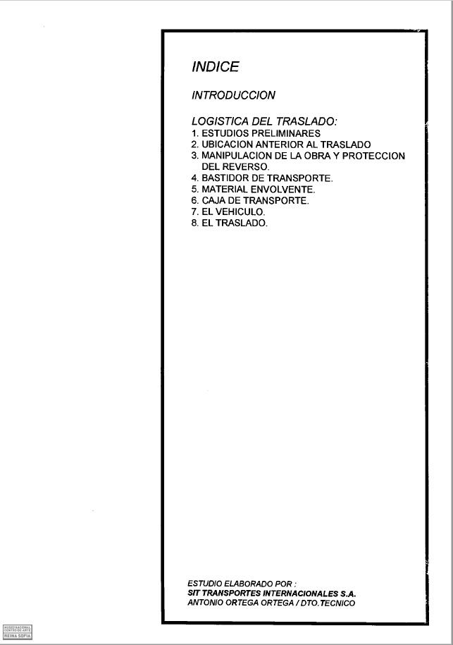 Logística de traslado de Guernica