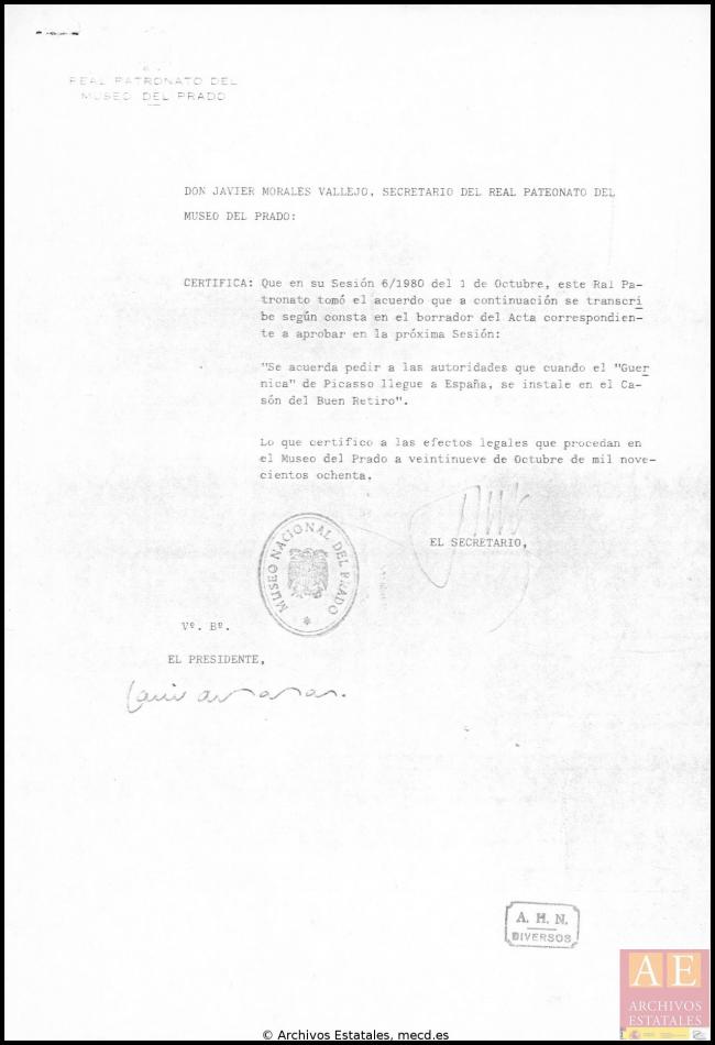 Certificado de Javier Morales Vallejo